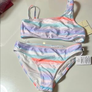 Lucky Brand Kids Swimwear Set in Pastel Rainbow